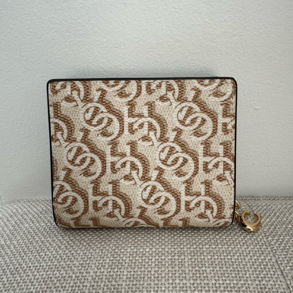 Snap Wallet With Coach Monogram Print - Picture 2 of 3